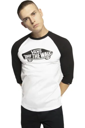 Vans Pánské triko s krátkým rukávem STYLE 76 RAGLAN- -BLACK
