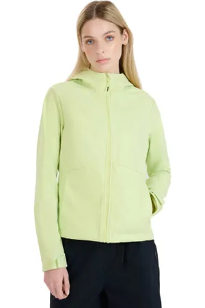 4F Dámská turistická bunda SOFTSHELL JACKET F320-45S-CANARY