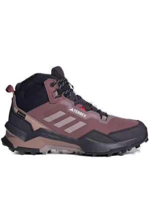 adidas Dámská kotníková turistická obuv Terrex AX4 Mid GTX W burgundy preloved fig aurora