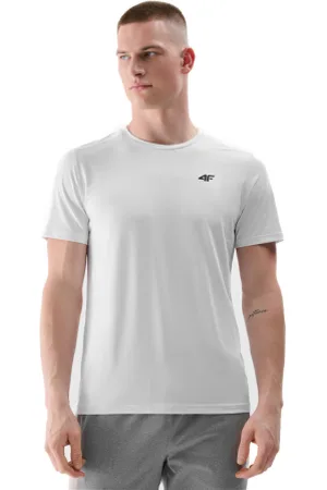 4F Pánské tréninkové tričko s krátkým rukávem TSHIRT FNK M1343-10S