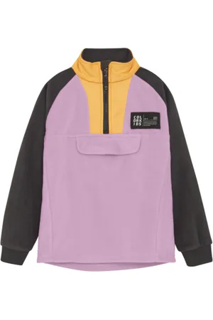 Color Kids Dívčí lyžařská flísová mikina Fleece Jacket - Anorak-741811.5214-Lilac chiffon