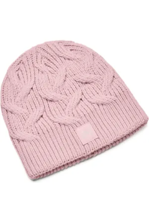 Under Armour Dámská zimní čepice UA Halftime Cable Knit-PNK