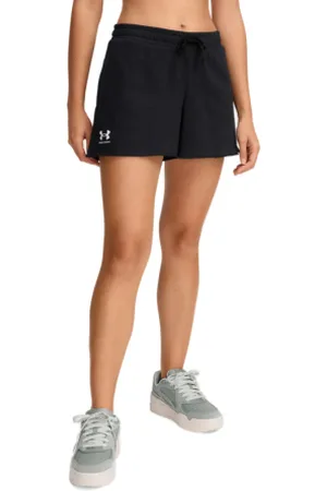 Under Armour Dámské teplákové kraťasy UA Rival Terry Short-BLK