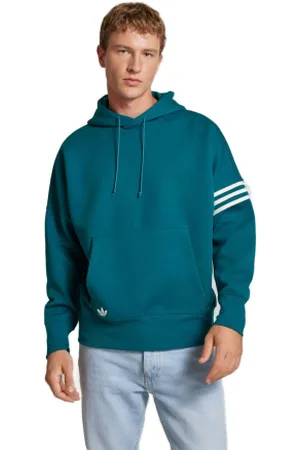 adidas Pánská mikina s kapucí NEU C HD-Legacy teal