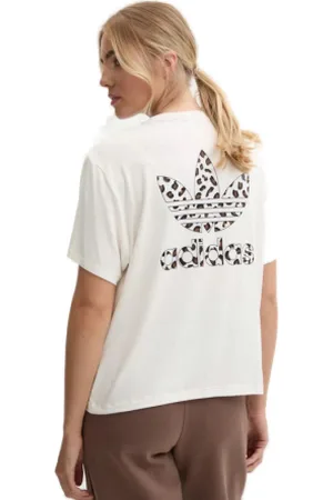adidas Dámské triko s krátkým rukávem TREFOIL TEE LEO-Wonder