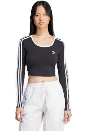 adidas Dámské triko s dlouhým rukávem 3S LS CROP