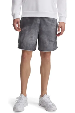 Under Armour Pánské teplákové kraťasy UA Rival Terry AOP8inShortQ1-GRY