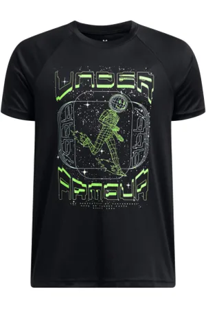 Under Armour Chlapecké tréninkové tričko s krátkým rukávem UA B TECH GAME DAY SS-BLK