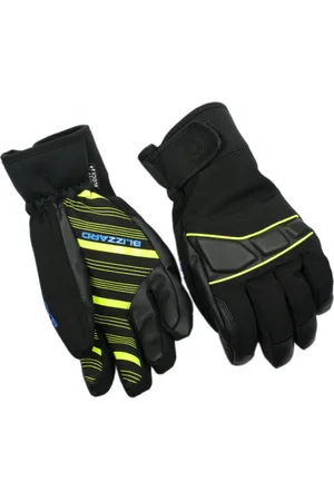 BLIZZARD Lyžařské rukavice Profi ski gloves, black neon yellow