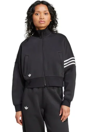 adidas Dámská mikina se zipem NEUCL TRACKTOP-Black Cloud