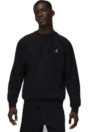 Nike Pánské zateplené tepláky M J BRKLN FLC CREW-010 BLACK