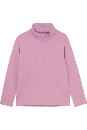 Color Kids Dívčí lyžařská flísová mikina Fleece Pulli - Stretch-741821.5214-Lilac chiffon
