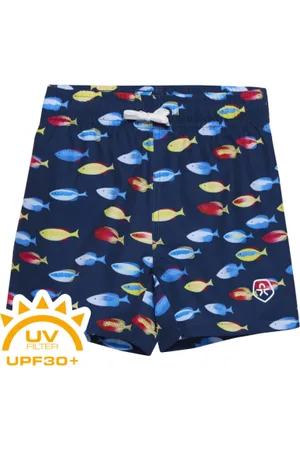 Color Kids Chlapecké plavky Swim Shorts - AOP, goji berry 720140.4552