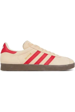 adidas Pánská vycházková obuv Gazelle sand strata better scarlet cloud