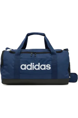 adidas Cestovní taška LINEAR DUFFEL S DKBLUE WHITE