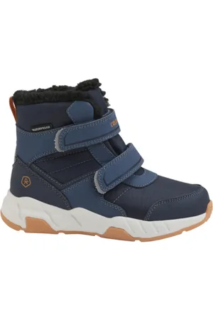Color Kids Dětské vysoké zimní boty Boots W. Velcro, WP-760154.7150-Vintage Indigo