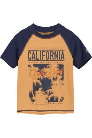 Color Kids Chlapecké tričko na koupání T-shirt W. Print, tangerine
