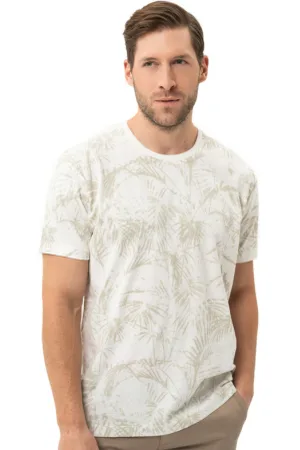 Volcano Pánské triko s krátkým rukávem EXOTIC-101-CREAM