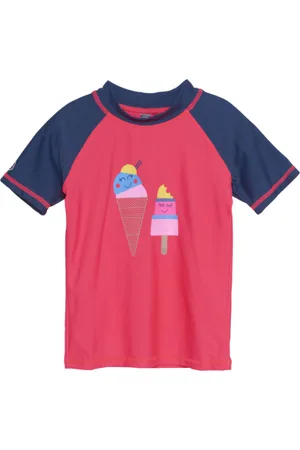 Color Kids Dívčí tričko na koupání T-shirt W. Print, diva