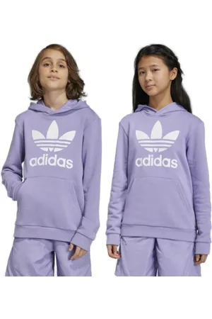 adidas Dívčí mikina s kapucí TREFOIL HOODIE-MAGLIL