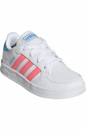 adidas Juniorská rekreační obuv Breaknet cloud acid red sky rush