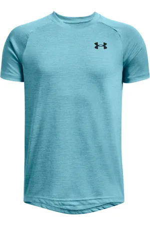 Under Armour Chlapecké tréninkové tričko s krátkým rukávem UA Tech 2.0 SS-BLU
