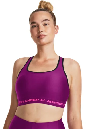 Under Armour Dámská tréninková sportovní podprsenka UA Crossback Mid Bra-PPL