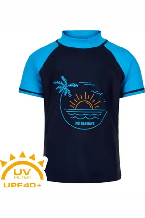Color Kids Chlapecké tričko na koupání T-shirt w. print-dress blues