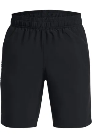 Under Armour Chlapecké tréninkové kraťasy UA Woven Wdmk Shorts-BLK