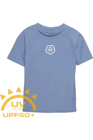 Color Kids Tričko na koupání T-shirt - Solid-854-Coronet