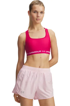 Under Armour Dámská tréninková sportovní podprsenka Crossback Mid Bra-PPL