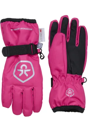 Color Kids Dívčí rukavice Gloves - Waterproof, fuchsia purple