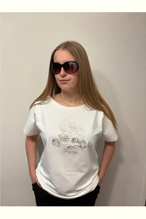 LaTynka Dámské bavlněné tričko 129 smetanové