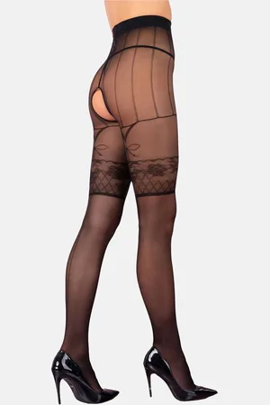 LivCo Corsetti Dámské punčochy LivCo_Corsetti_Fashion_Tights_Napama_Black