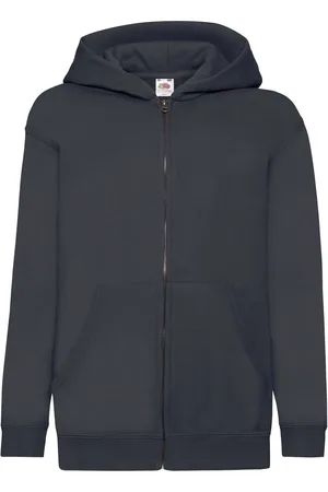 Fruit Of The Loom Navy blue sweatshirt Classic zipped