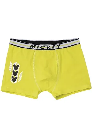 E PLUS M Chlapecké boxerky Mickey zelené