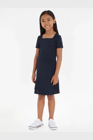 Tommy Hilfiger Tmavě modré holčičí šaty - Holky