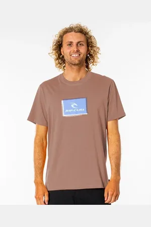 Rip Curl Tričko CORP ICON TEE Washed Peach