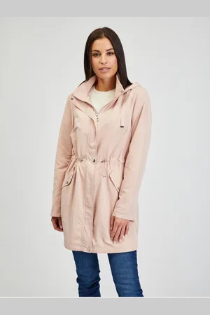 ORSAY Světle růžová dámská parka Patrice - Dámské
