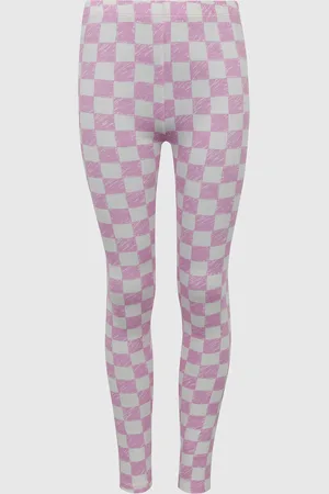GAP Dětské legíny organic šachovnice - Holky