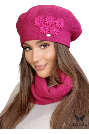 Kamea Dámský baret _Beret_K.22.051.30_Fuchsia