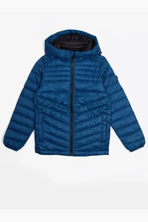 JACK & JONES Tmavě klučičí prošívaná bunda Hero - Kluci