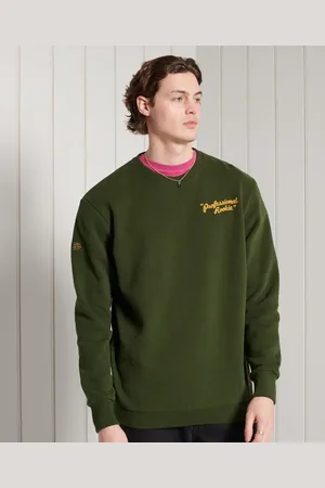 Superdry Mikina Workwear Crew Neck - Pánské