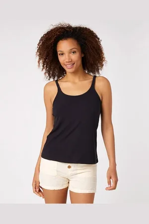 Rip Curl Tílko AMANTEA RIB TOP Black