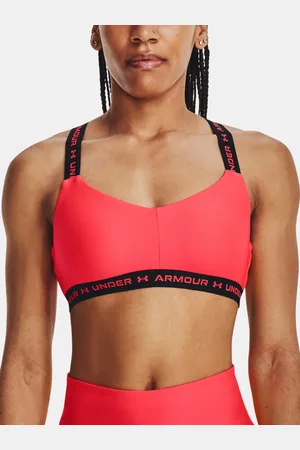 Under Armour Podprsenka Crossback Low-RED - Dámské