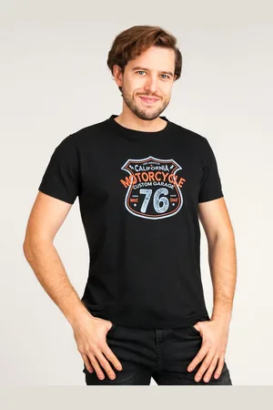 Yoclub Pánské tričko Motorcycle
