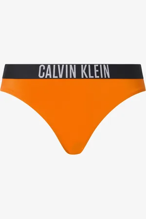 Calvin Klein Oranžový dámský spodní díl plavek - Dámské