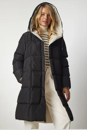 Happiness istanbul Coat - Černá - Puffer