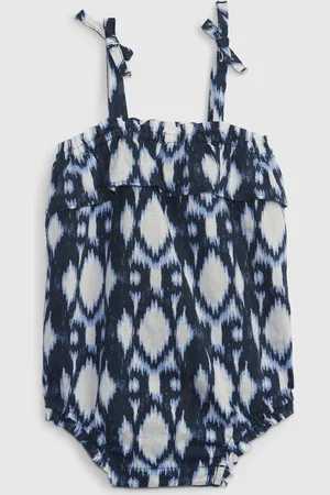 GAP Baby lněné vzorované body - Holky