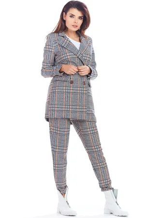 Awama Dámské sako Checkered